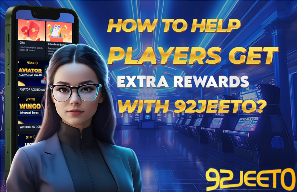 A picture of a woman and a cellphone showing what the 92 jeeto invitation code is for.