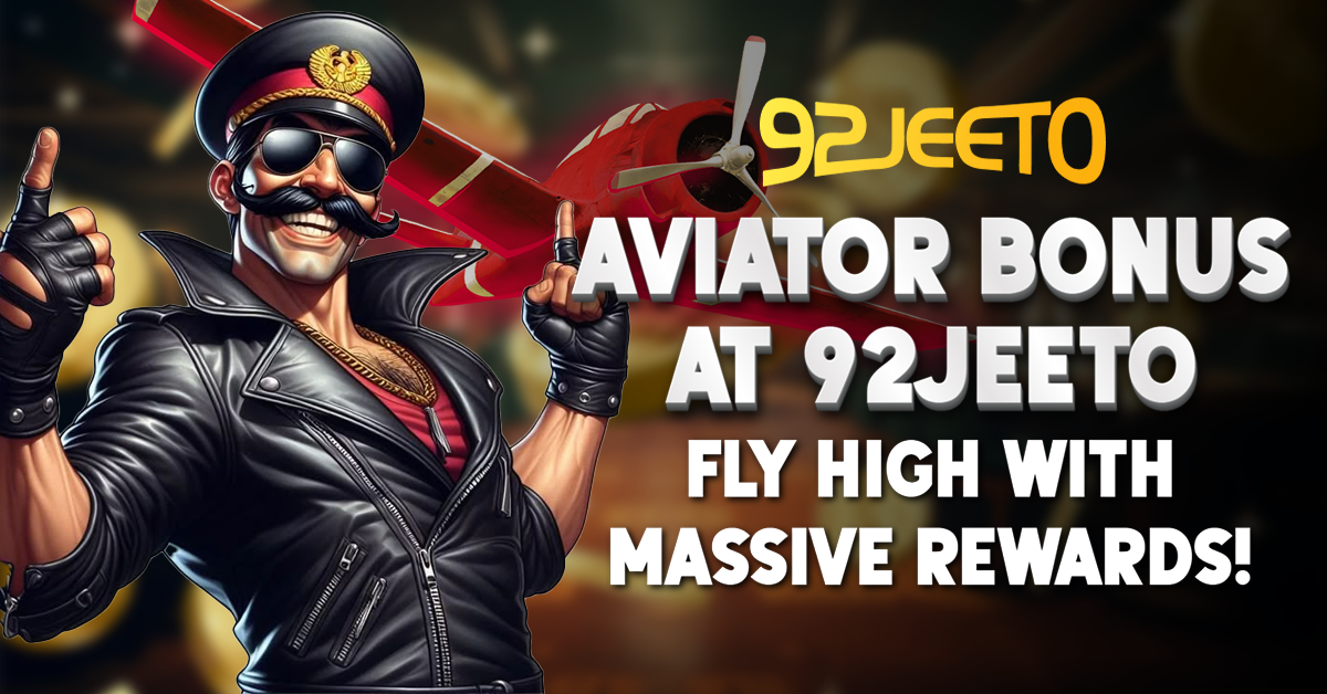 This image are showing a cartoon suave guy. Aviator Bonus at 92Jeeto – Fly High with Massive Rewards!